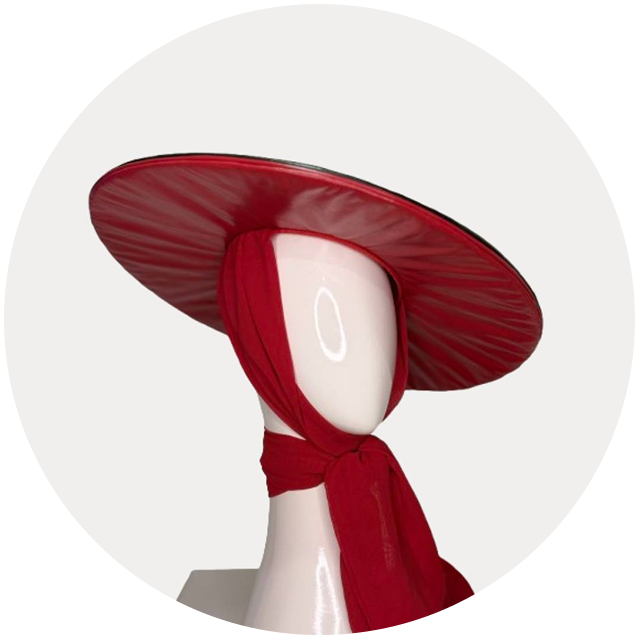 Red Hat With Neck Cover Red Hat With Neck Cover